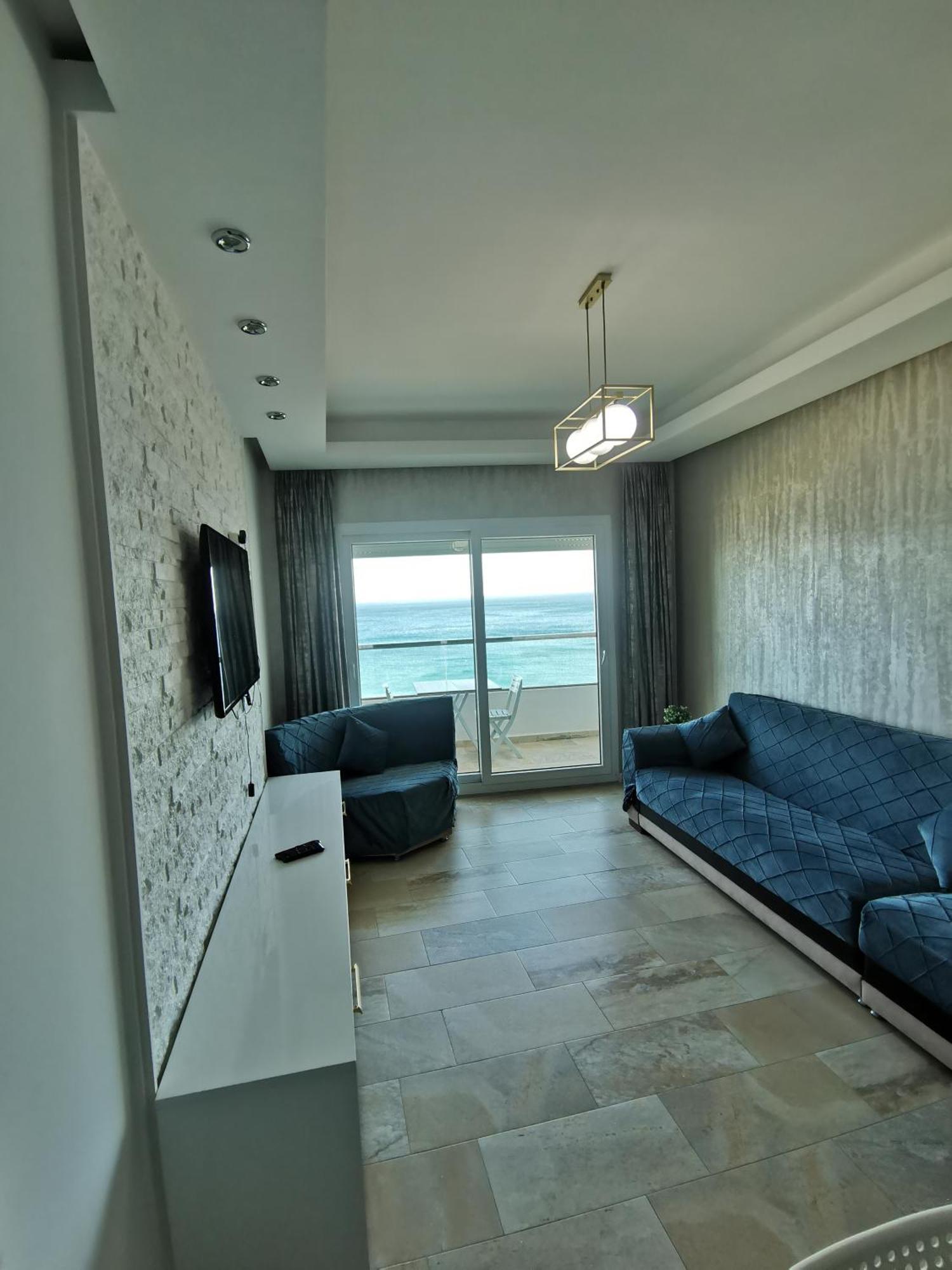 Appartf3 Vue Panoramique Sur Mer Residence Vista Del Mar Fnideq Kültér fotó
