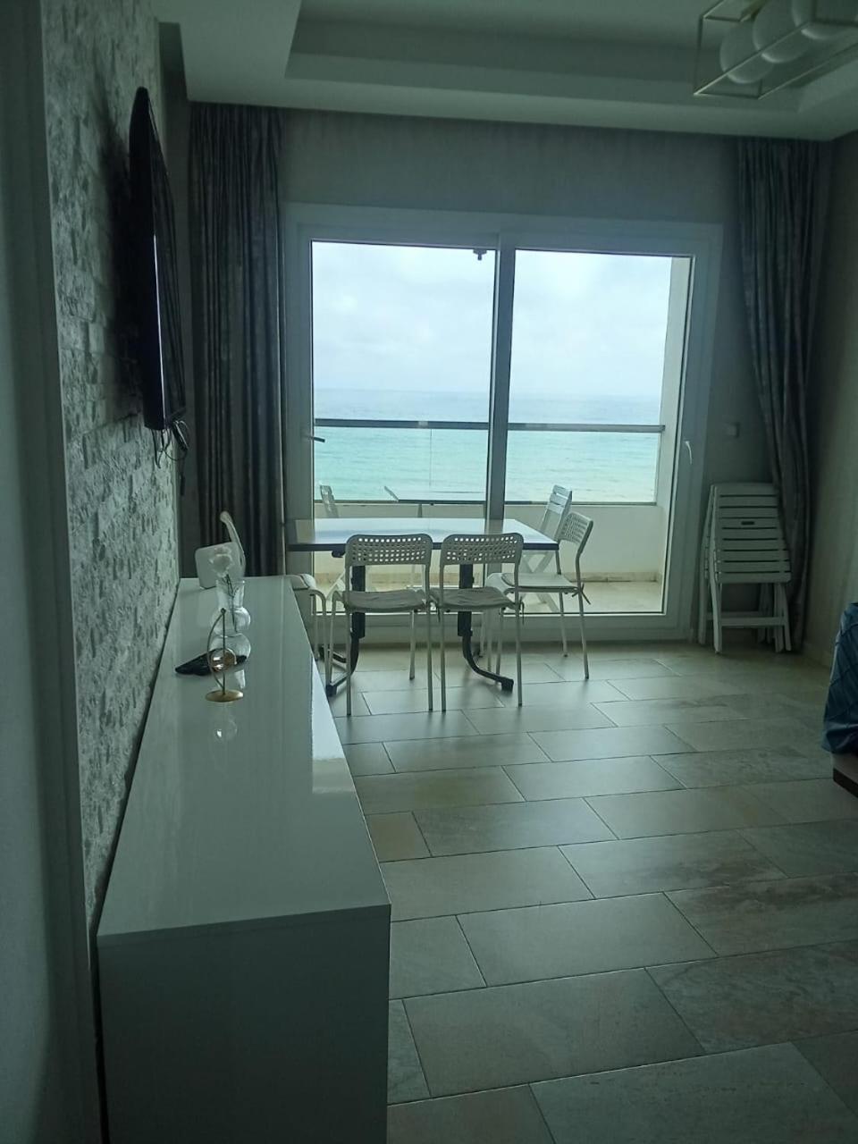 Appartf3 Vue Panoramique Sur Mer Residence Vista Del Mar Fnideq Kültér fotó