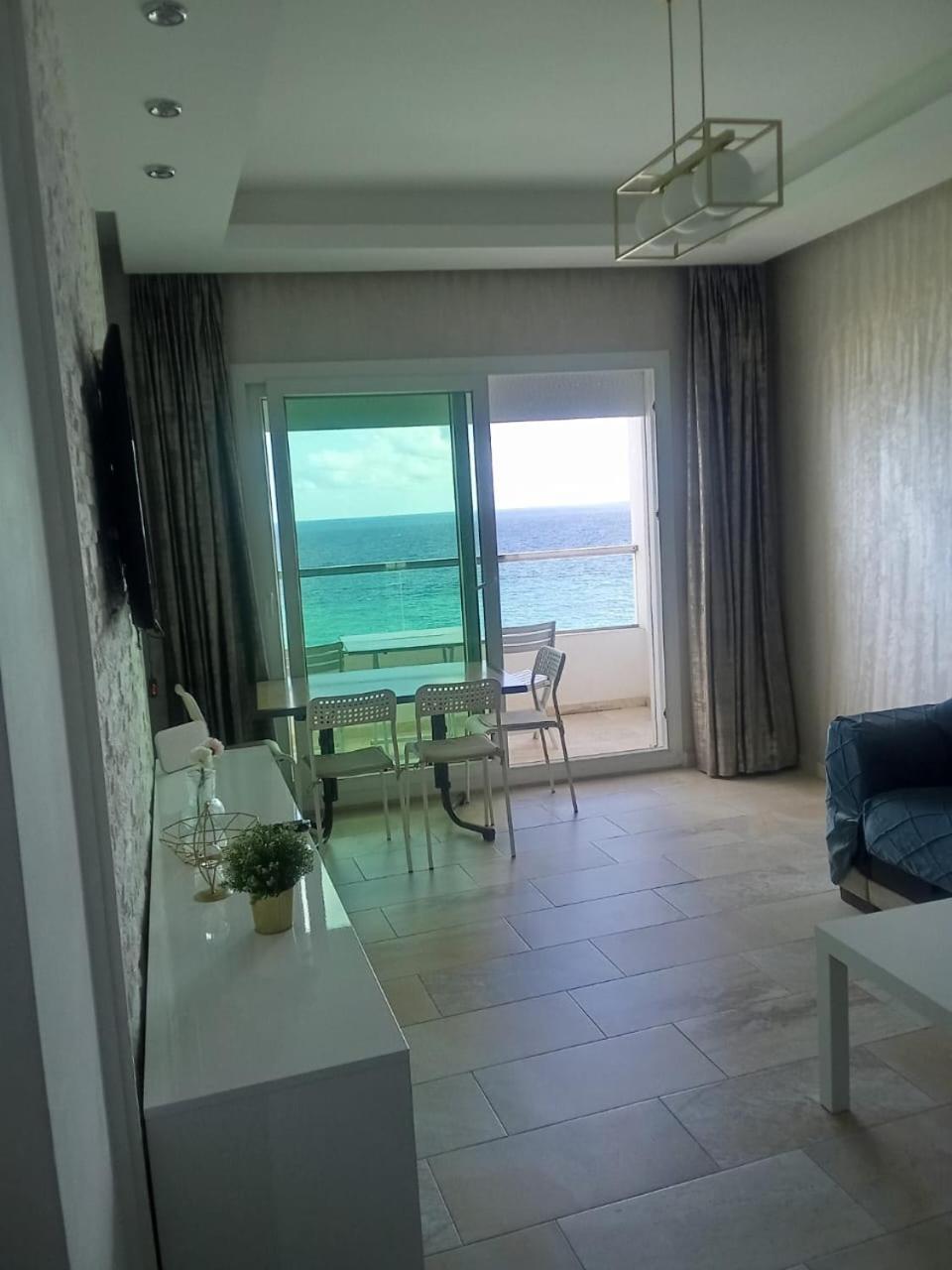 Appartf3 Vue Panoramique Sur Mer Residence Vista Del Mar Fnideq Kültér fotó