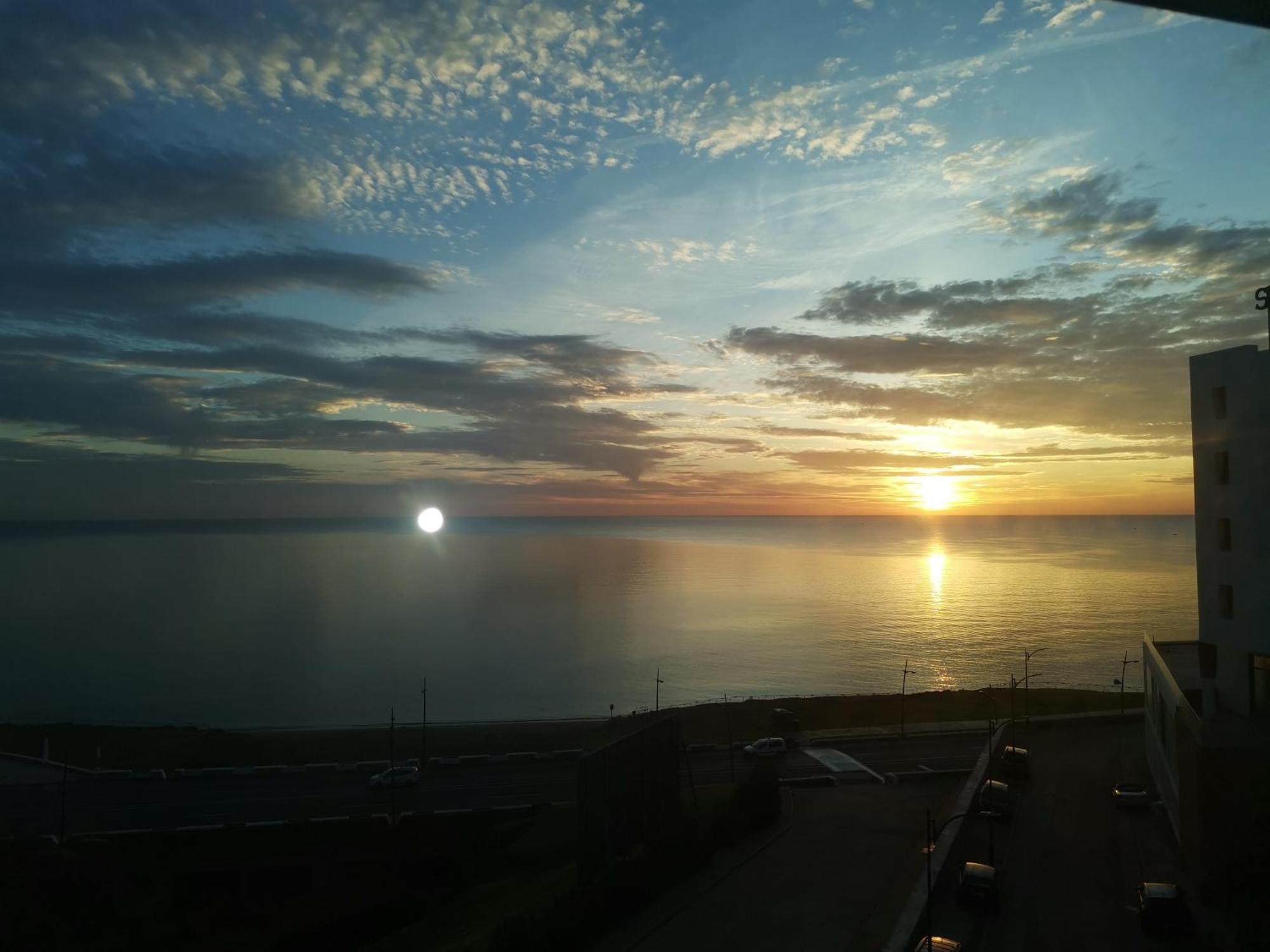 Appartf3 Vue Panoramique Sur Mer Residence Vista Del Mar Fnideq Kültér fotó